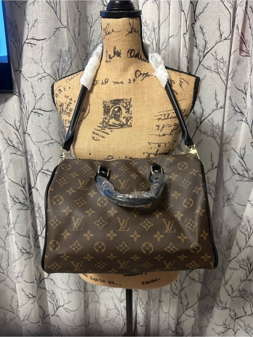 Louis Vuitton Brown Monogram Satchel Handbag INSPIRE 💖